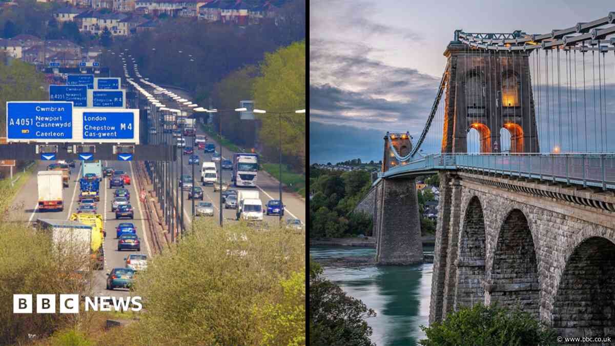 M4 junction closures and new Menai bridge in plans to tackle congestion on Welsh roads
