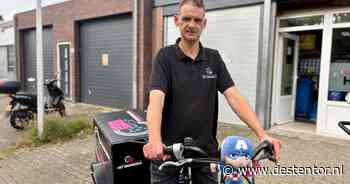 Pascal (46) fietst door Zwolle om vieze was op te halen: ‘Ik word zelfs herkend’