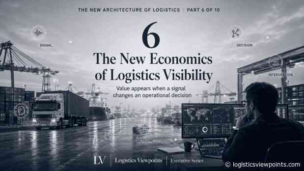 The New Economics of Logistics Visibility