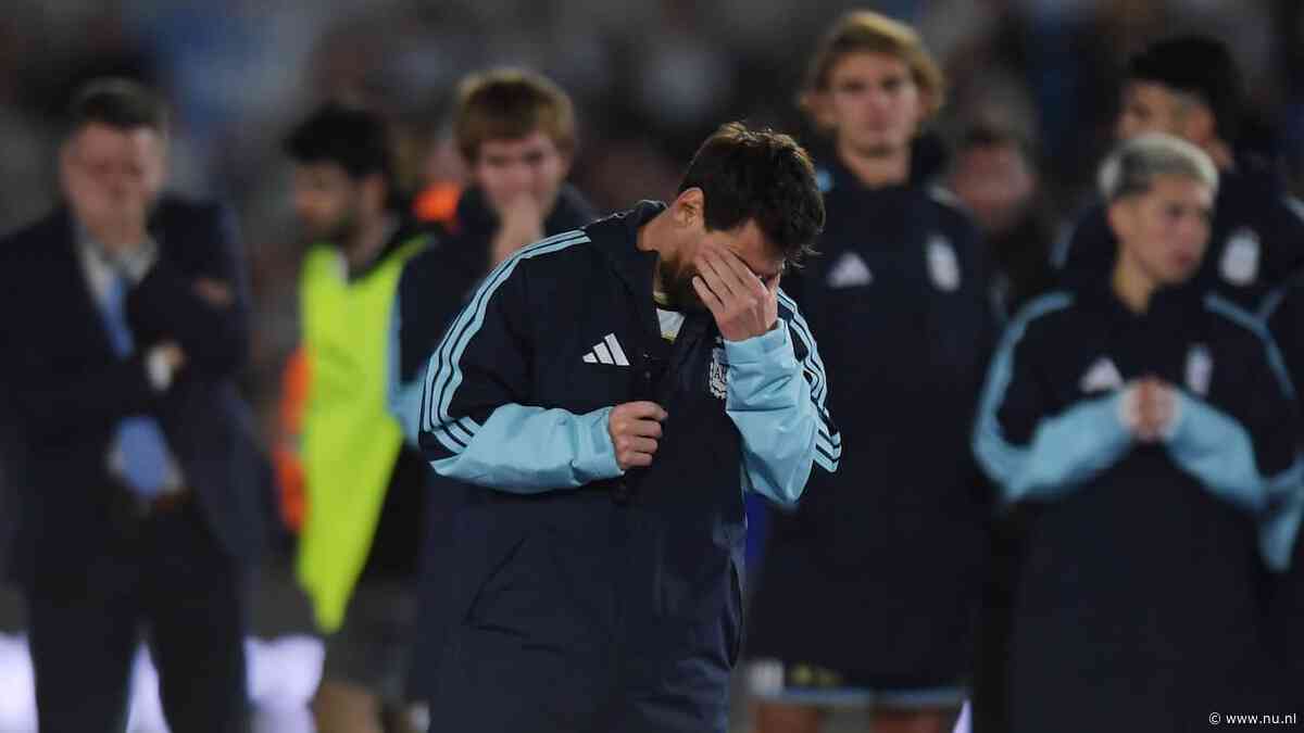 In beeld | Tranen en laatste goal voor Messi bij afscheid van Argentinië