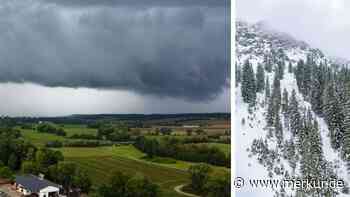 Temperaturen stürzen ab: Gewitter im Anmarsch – Schneefallgrenze in Bayern sinkt