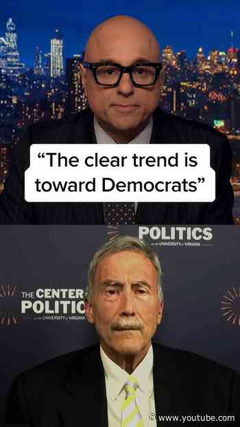 'The clear trend is toward Democrats': Larry Sabato