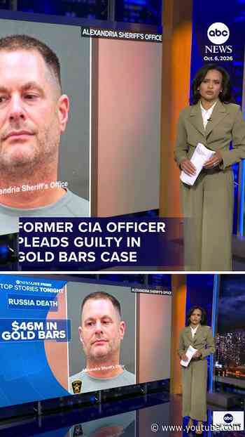 Former CIA officer pleads guilty in gold bars case