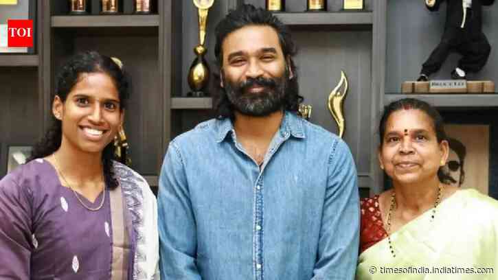 Dhanush honours Athlete Vidhya Ramaraj after her historic Asian Games victory