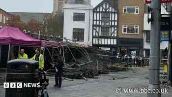 Police probe fire at Kingston upon Thames market