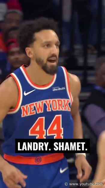 back to back threes from NBA Champ Landry Shamet 🤩 #nyknicks #nba #basketballshorts #threes