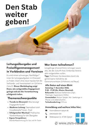 Neustadt – Den Stab weitergeben! – Workshop zu Leitungsübergabe und Freiwilligenmanagement in Verbänden und Vereinen