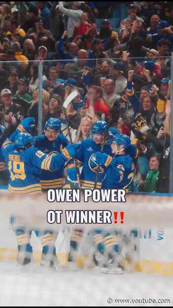 oWen poWer 🔋 #nhl #hockey #buffalo