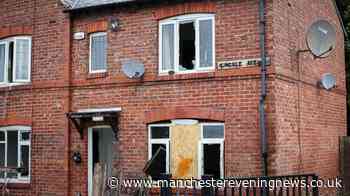 Salford HMO trashed with front door thrown through window after social media rumours as police respond