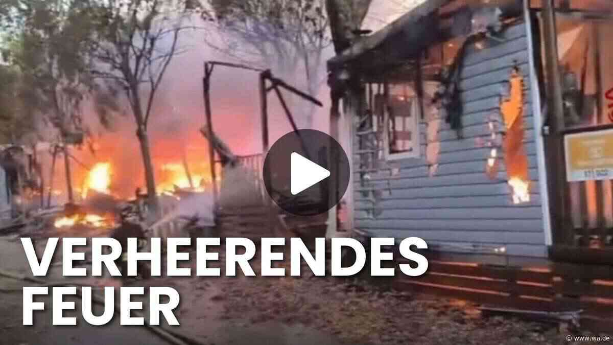 Flammenmeer zerstört Campingplatz am Gardasee: Deutscher Tourist im Krankenhaus