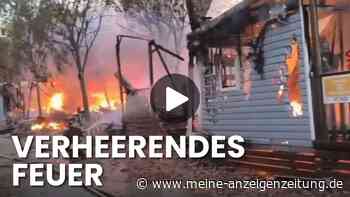 Flammenmeer zerstört Campingplatz am Gardasee: Deutscher Tourist im Krankenhaus