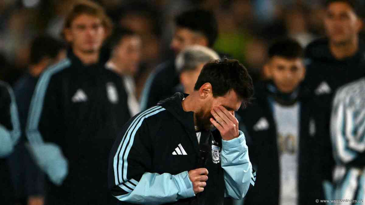 Lionel Messi controversy erupts overnight as Argentina legend says goodbye
