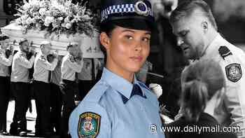 Heartbreaking moment Constable Mia Lay's boyfriend talks about going wedding ring shopping with her - as her family farewell their 'beautiful girl' killed while on duty