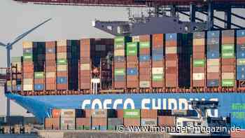 Zippel: Bund blockiert Verkauf von Logistiker an Cosco aus China