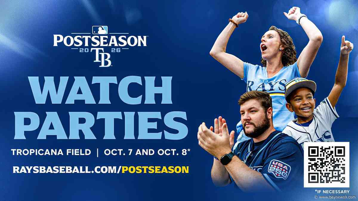 Rays to host Game 3 Watch Party at Tropicana Field