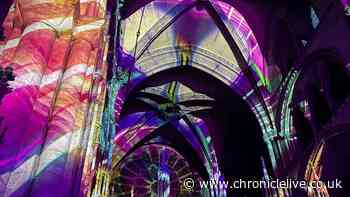 I was taken on a spectacular journey through Time by new Luxmuralis light show at Durham Cathedral