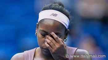 Coco Gauff stunned by 13th seed Elise Mertens amid health concerns just one match on from 'cheating' storm against 16-year-old rival which saw US star hit with vile racist abuse: 'I feel like I'm going to pass out'