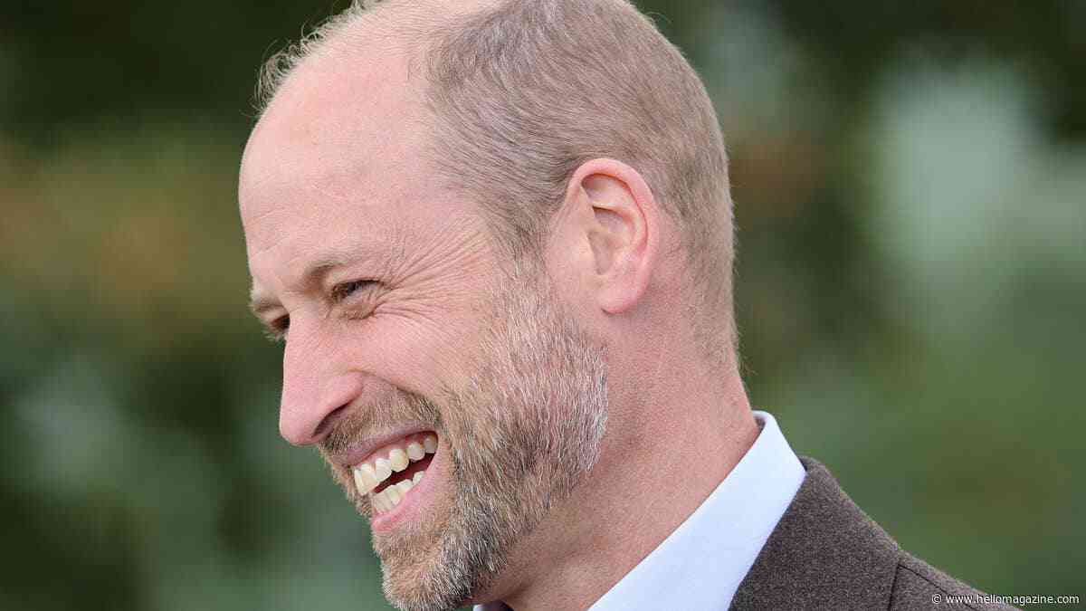 Prince William's 2-word advice for new mother as he coos over 4-week-old baby