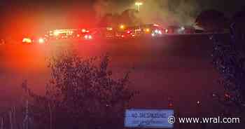 Fire damages vacant state-owned building along Garner Road