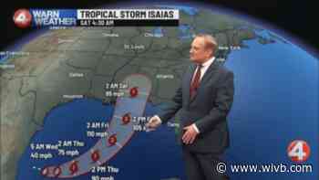 Showers, thunder toward Wednesday evening