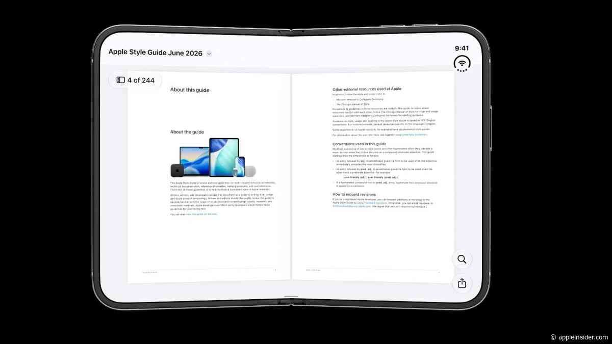 iPhone Duo has a book-like two-page Quick Look layout