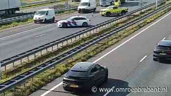 A58 dicht richting Eindhoven bij Oirschot door ongeval