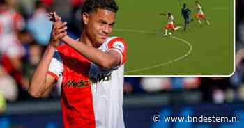 Feyenoorder Ilai Grootfaam maakt wereldgoal van eigen helft voor Oranje O17: ‘Hij ziet dingen die anderen niet zien’