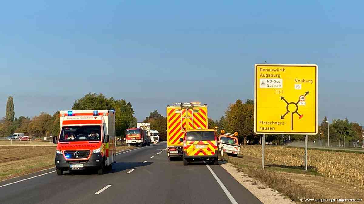 Auffahrunfall mit vier Fahrzeugen: Stau im Neuburger Berufsverkehr
