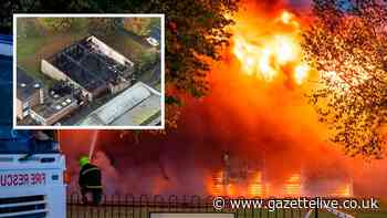 Arson probe after flames tore through derelict library in devastating Billingham blaze