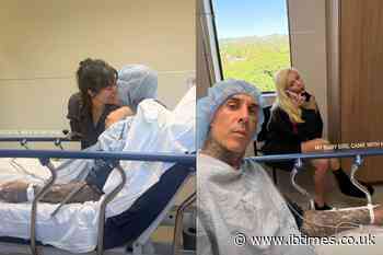 Blink-182's Travis Barker Shares Candid Hospital Bed Photo With Kourtney Kardashian