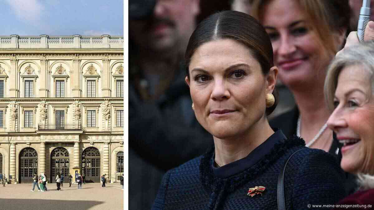 Schüsse am Königsschloss: Kronprinzessin Victoria war nur Minuten zuvor noch im Gebäude