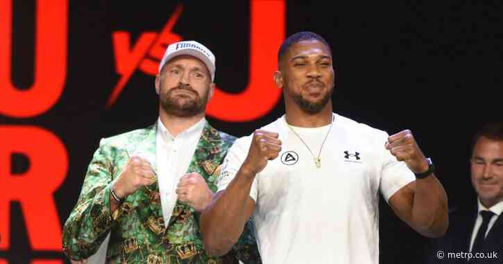 Tyson Fury vs Anthony Joshua ticket prices confirmed ahead of December showdown