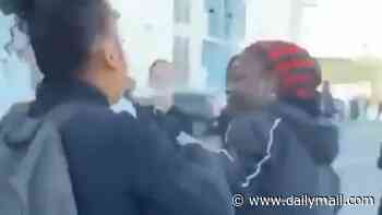 That'll teach 'em! French school protesters are dragged away by their parents in humiliating videos