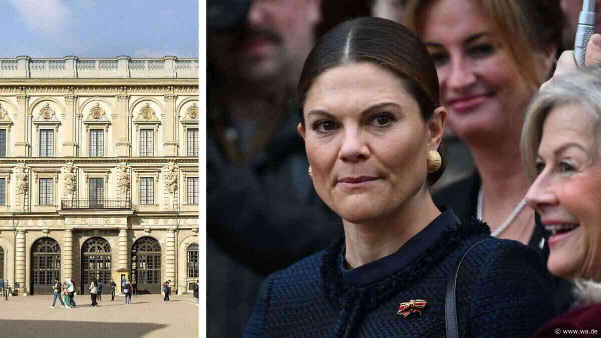 Schüsse am Königsschloss: Kronprinzessin Victoria war nur Minuten zuvor noch im Gebäude