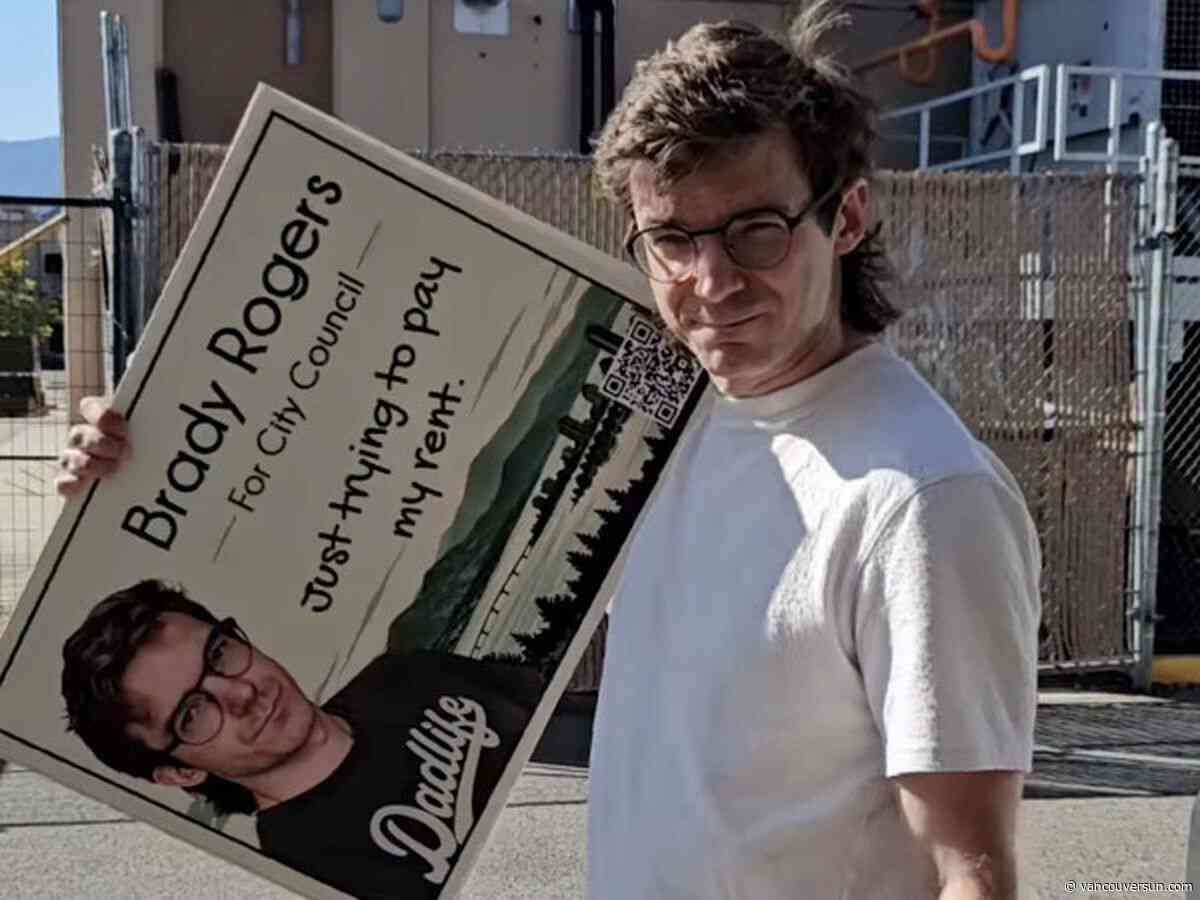 Kelowna council candidate goes viral over campaign humour