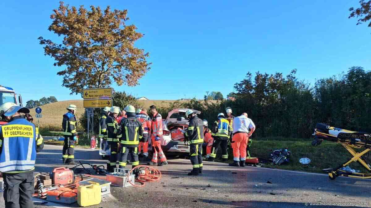 Vorfahrt missachtet: 63-jährige Beifahrerin bei Unfall in Bergkirchen verletzt