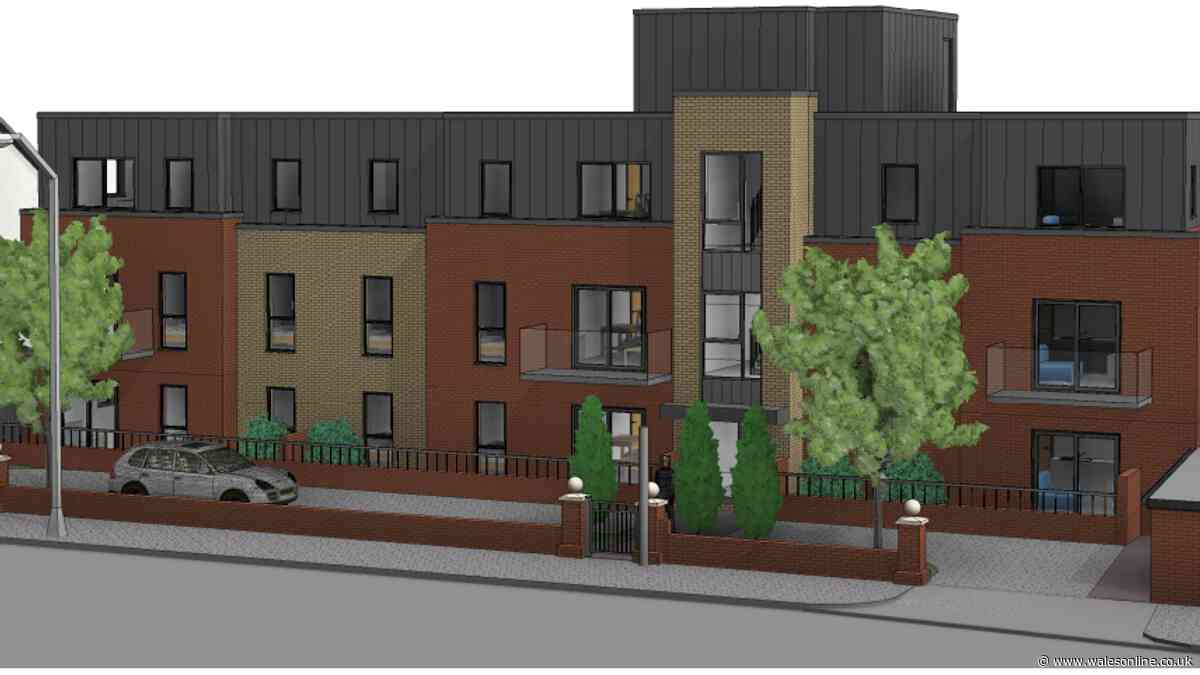 Wasteland next to busy Cardiff road set to become flats under new plans