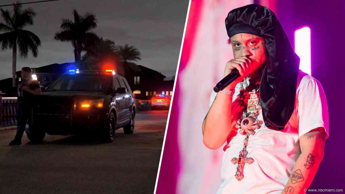 Double shooting suspect arrested after search of rapper Trippie Redd's home in Southwest Ranches