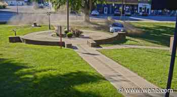 WATCH: Alleged drunk driver does donuts on Indiana courthouse lawn