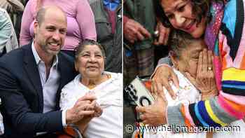 Moment Prince William brings 80-year-old fan to tears with public interaction