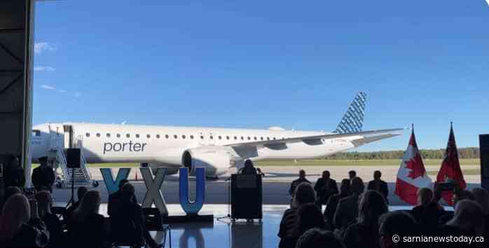 Porter Airlines to offer domestic flights out of London