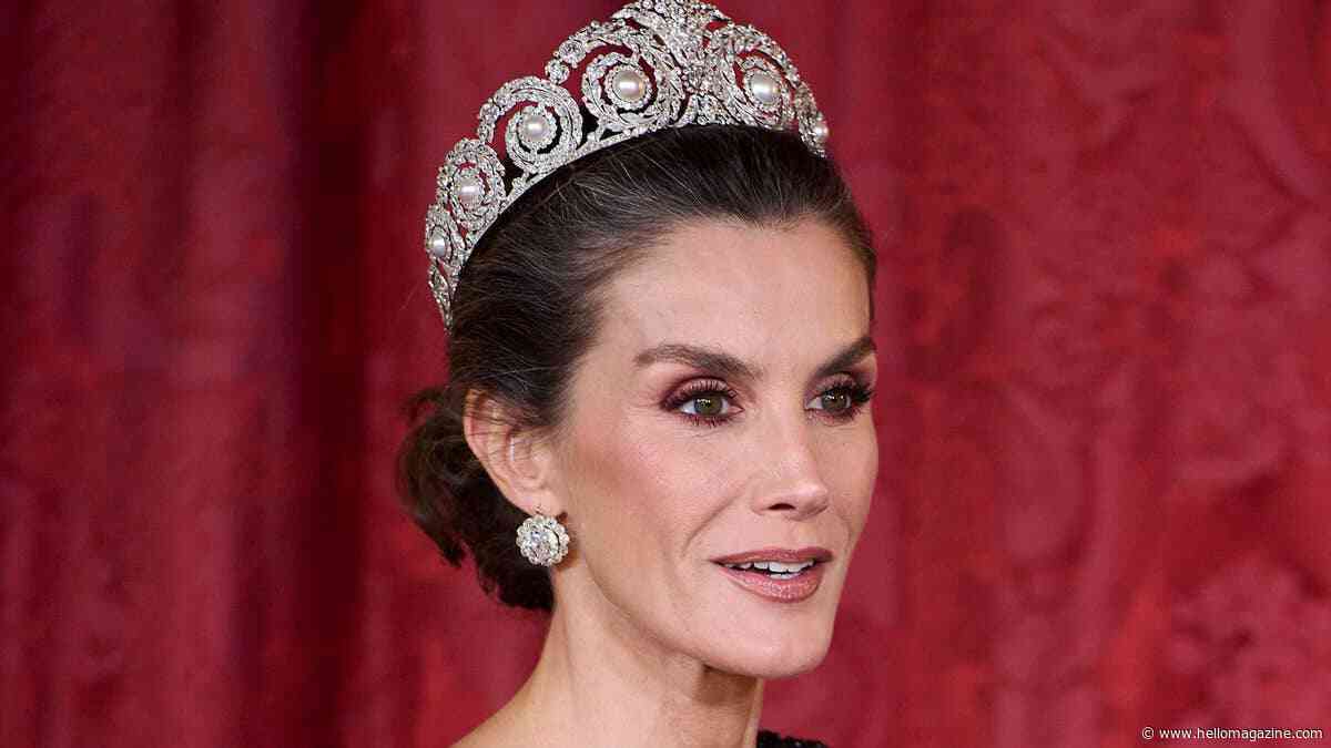 Queen Letizia is the ultimate royal Barbie in £2.6k hot pink Carolina Herrera coat