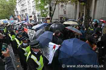 Protesters clash and multiple arrests as London demos held on October 7 anniversary