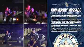 Viral video of Santa Ana Police takedown prompts internal investigation