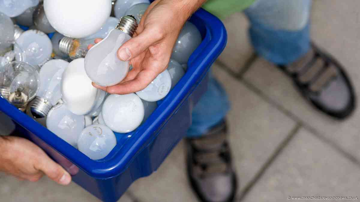 Binman explains rules on whether light bulbs should go in general waste or recycling bins