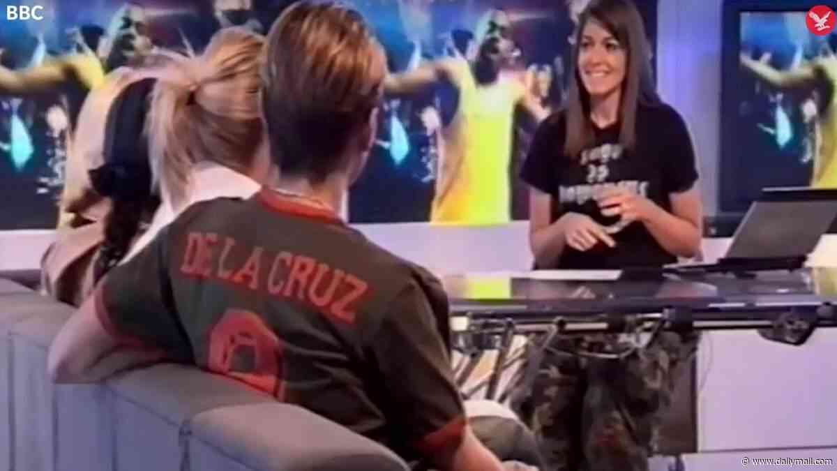 Claudia Winkleman's 'traitorous' interview with S Club 7 is shared by fans as her Celebrity Traitors return scores record ratings