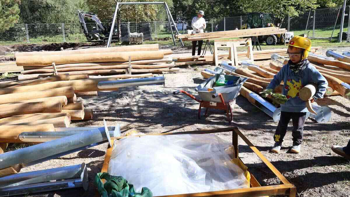 Mitmachen auf der Baustelle: Geretsrieder Spielplatz wird umgestaltet – Kinder können anpacken