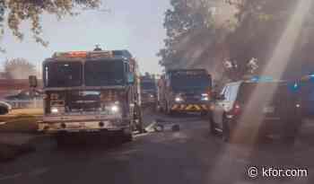 Fire crews knock down house fire in Midwest City