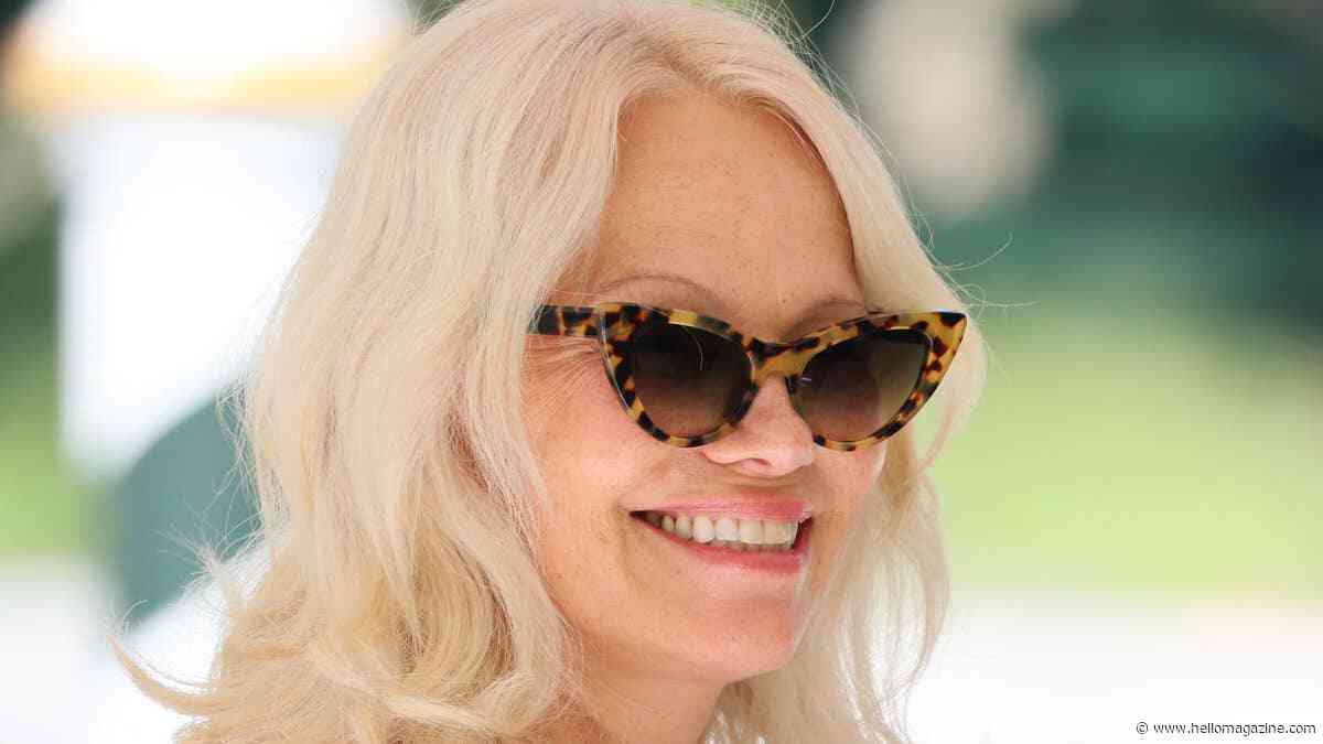 Pamela Anderson breaks her no-makeup vow for femme fatale fake lashes