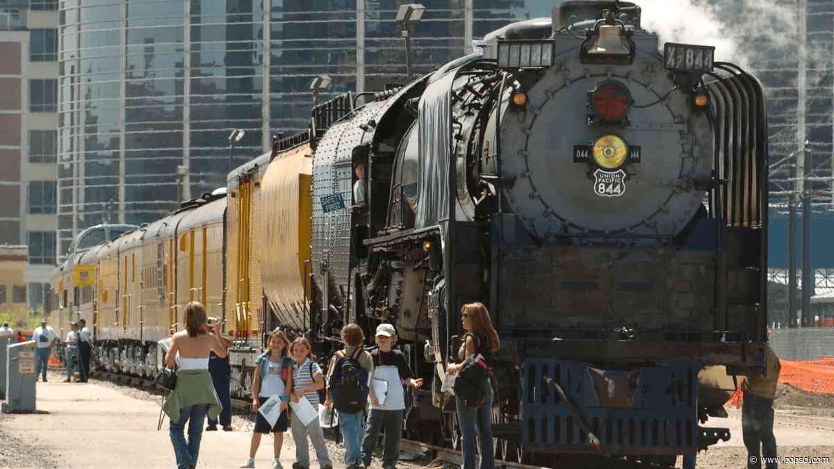 World’s largest steam locomotive returns to the rails for special holiday tour
